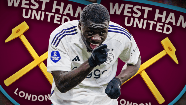 Brian Brobbey kan de nieuwe spits van West Ham United worden.