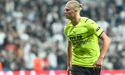 Haaland started his Champions League campaign with a goal versus Besiktas