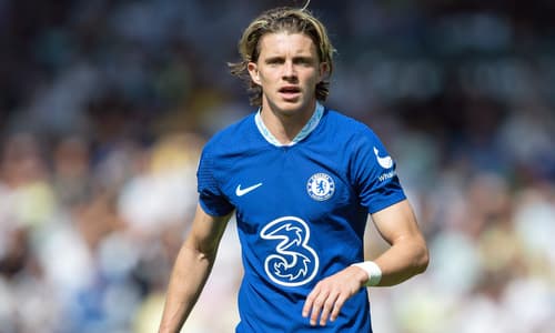 Conor Gallagher in action for Chelsea.