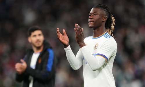 Real Madrid midfielder Eduardo Camavinga