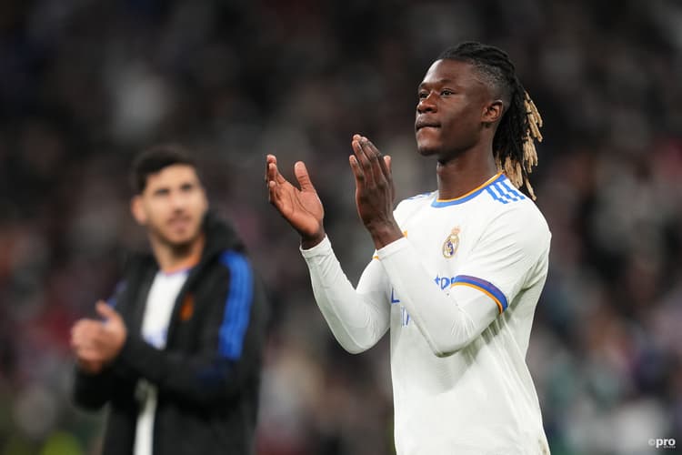 Real Madrid midfielder Eduardo Camavinga