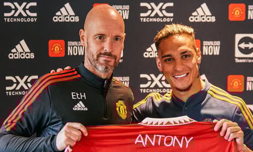 Antony, Erik ten Hag, Man Utd, 2022/23