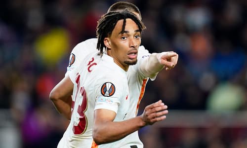 Galatasary right-back Sacha Boey