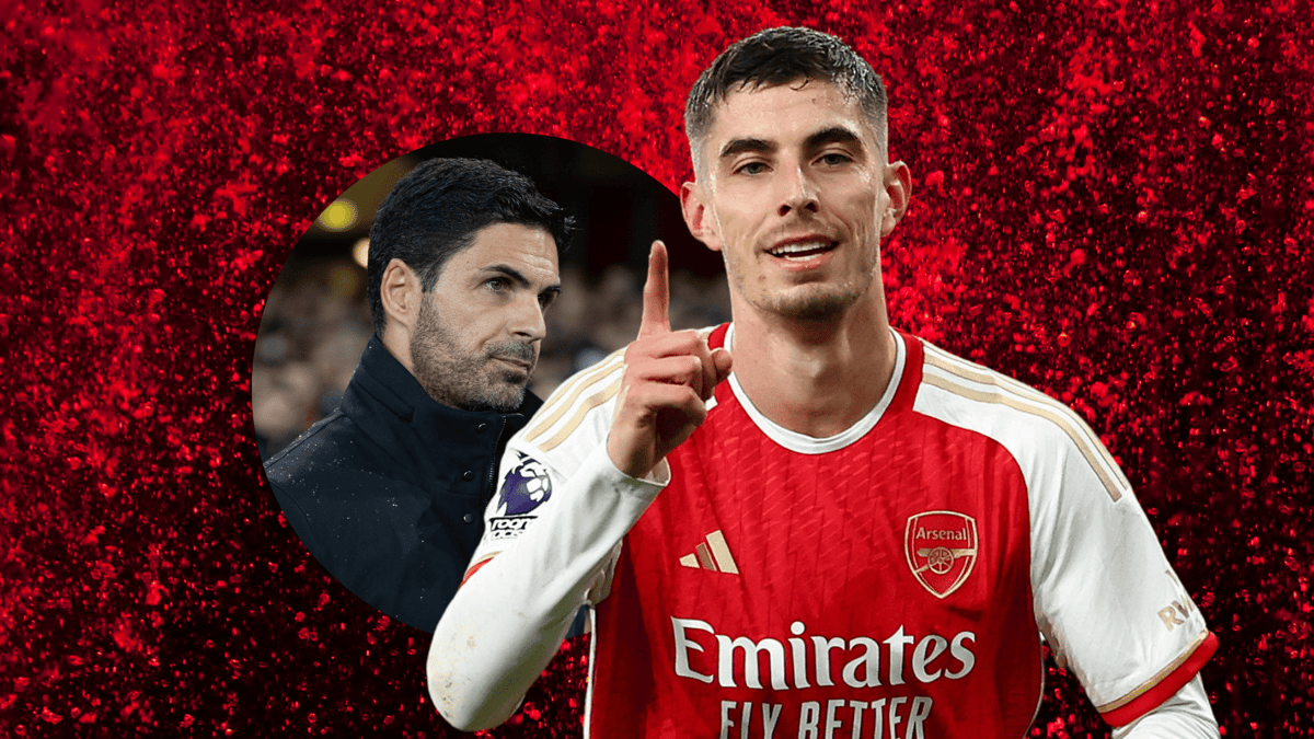 Kai Havertz, Mikel Arteta, Arsenal, 2023/24