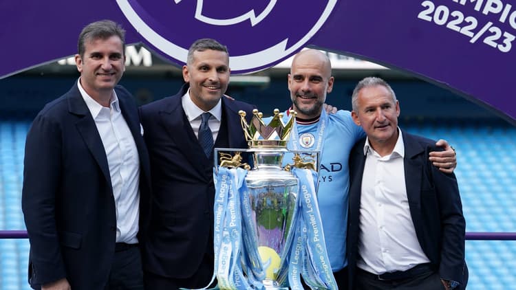 Pep Guardiola's Man City won the Premier League title last season