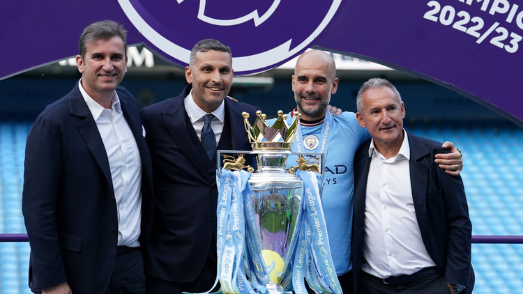 Pep Guardiola's Man City won the Premier League title last season