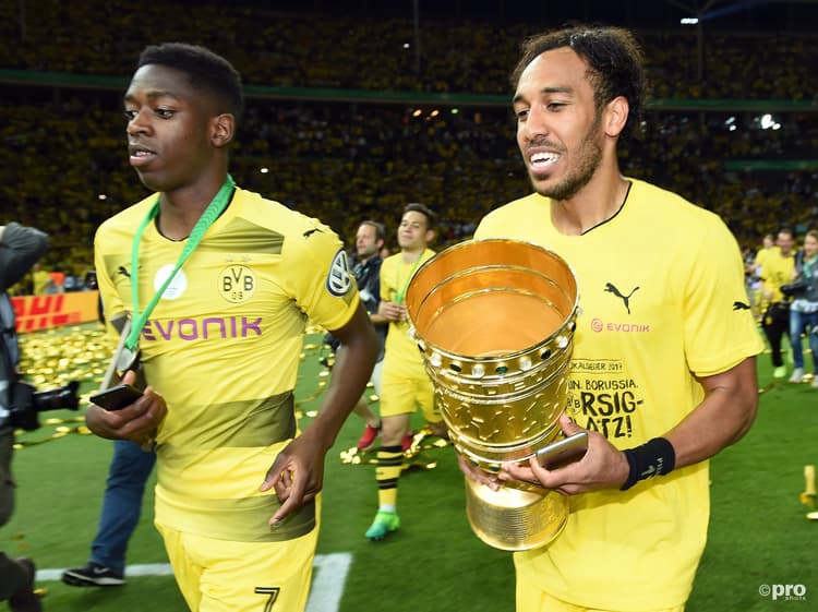 Aubameyang and Dembele at Dortmund