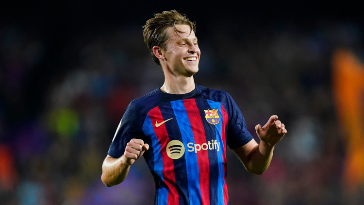 Frenkie de Jong kwam dit seizoen al zeventien keer in actie voor Barcelona
