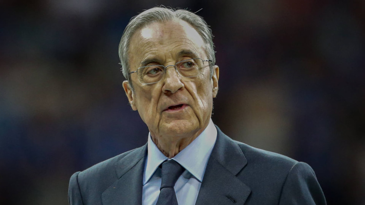 Real Madrid president Florentino Perez
