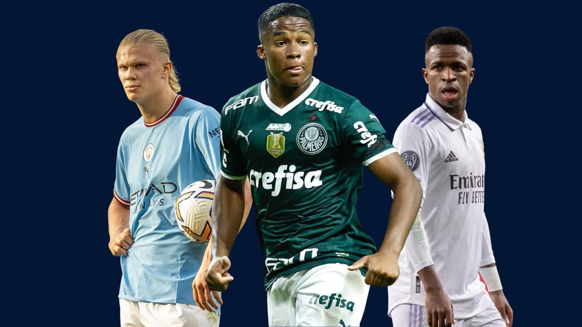 Endrick, Erling Haaland, Vini Jr