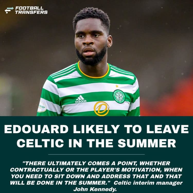Celtic to address future of Arsenal transfer target Edouard in the summer