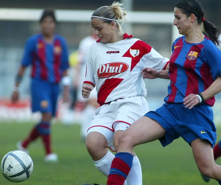 Milene Domingues could only play friendly matches for Rayo Vallecano