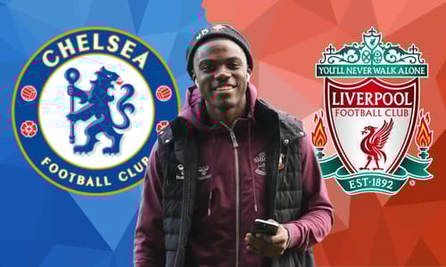 Romeo Lavia is subject to a transfer tug of war between Chelsea and Liverpool