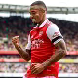 Gabriel Jesus scored a hat-trick for Arsenal against Sevilla