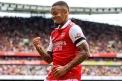 Gabriel Jesus scored a hat-trick for Arsenal against Sevilla