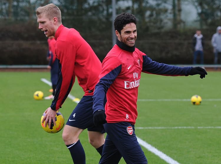 Per Mertesacker, Mikel Arteta, Arsenal