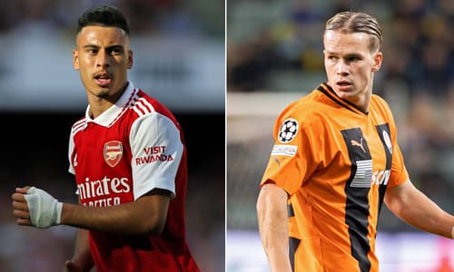 Gabriel Martinelli and Mykhailo Mudryk.