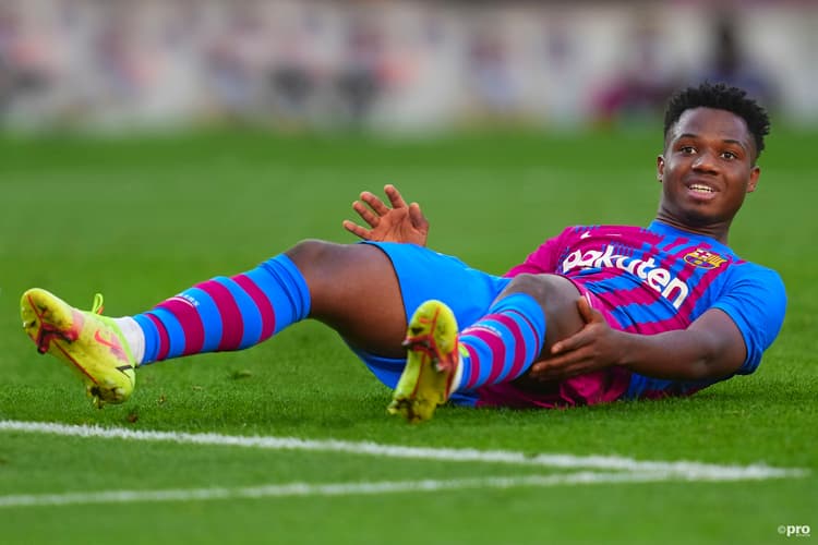 Fati has slipped down the pecking order at Barcelona