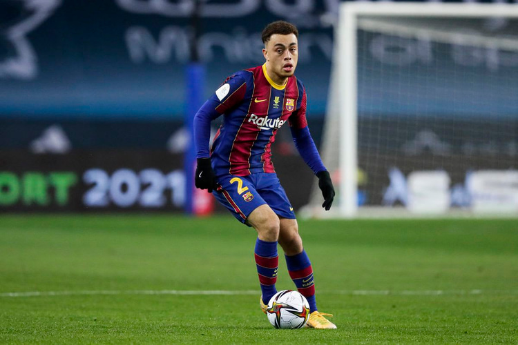 Barcelona defender Sergino Dest