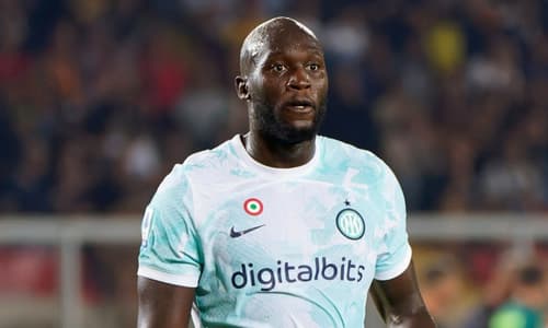 Romelu Lukaku playing for Inter, 2022-23