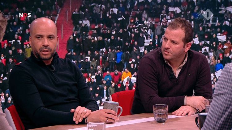 Pascal Jansen, trainer van AZ, was zondagavond te gast bij Studio Voetbal