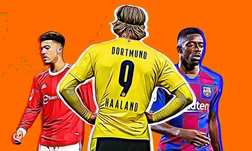 Jadon Sancho, Erling Haaland, Ousmane Dembele