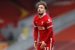 Xherdan Shaqiri playing for Liverpool