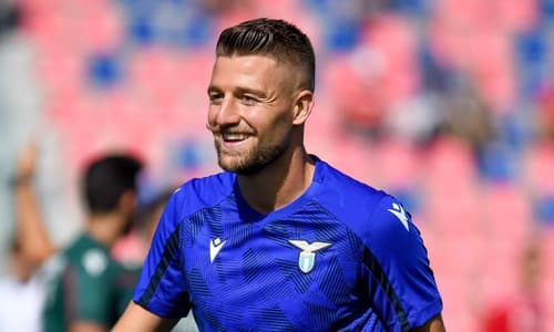Sergej Milinkovic-Savic playing for Lazio