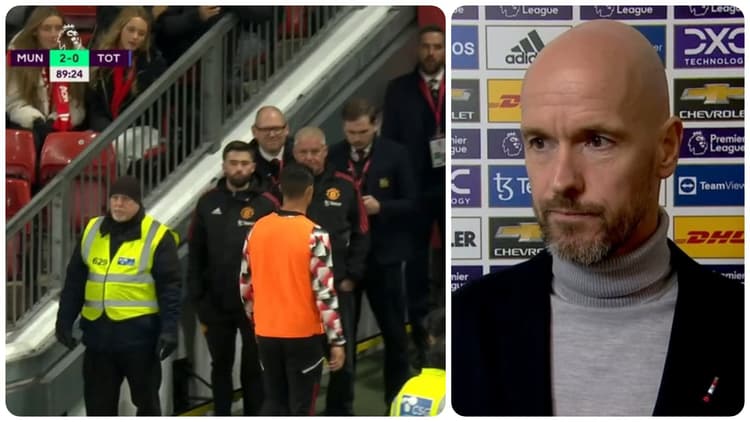 Cristiano Ronaldo, Erik ten Hag, Manchester United