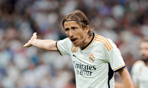Real Madrid's Luka Modric