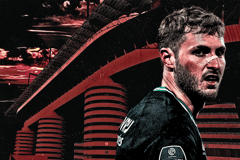 Santiago Giménez, San Siro