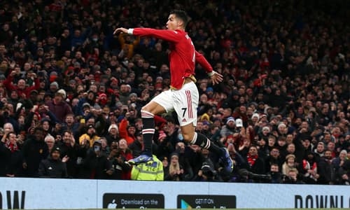 Manchester United forward Cristiano Ronaldo
