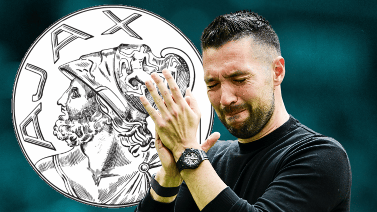 Francesco Farioli eindigde afgelopen seizoen op de tweede plek met Ajax in de Eredivisie.