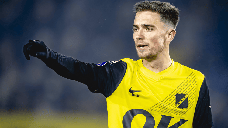Max Balard is dit seizoen niet weg te denken uit de basis bij NAC Breda.