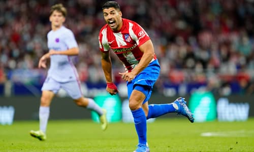 Atletico Madrid striker Luis Suarez