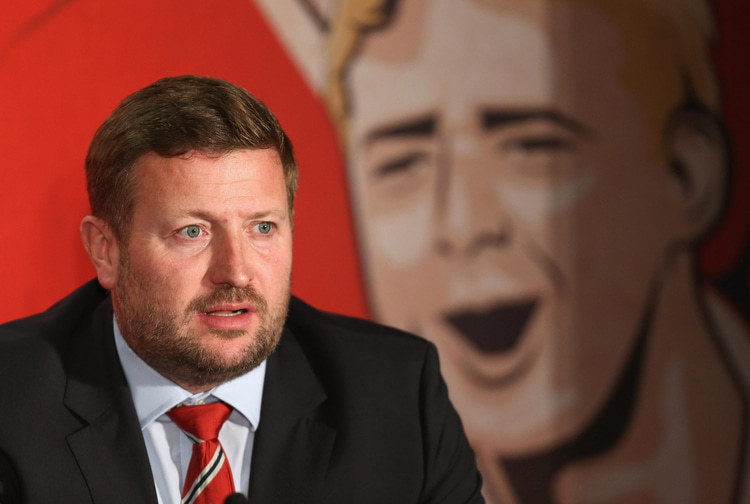 Manchester United's new CEO, Richard Arnold