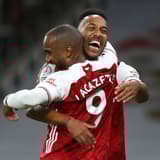 Aubameyang and Lacazette argue over Ozil’s No.10 shirt!