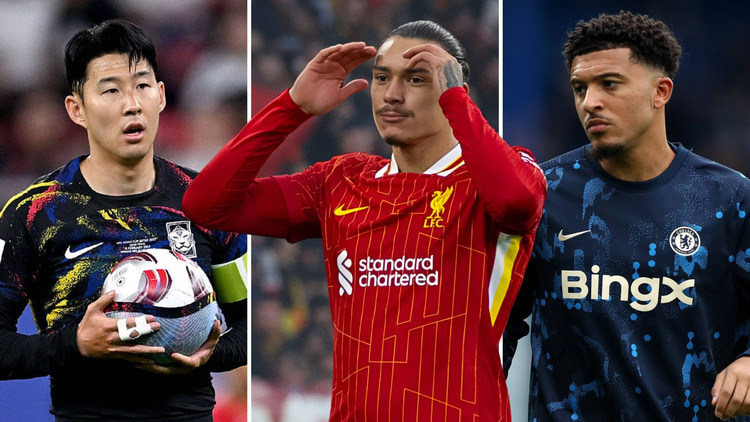 Son Heung-min, Darwin Nunez, Jadon Sancho