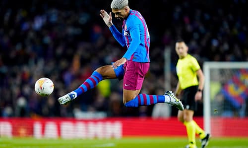 Barcelona defender Ronald Araujo