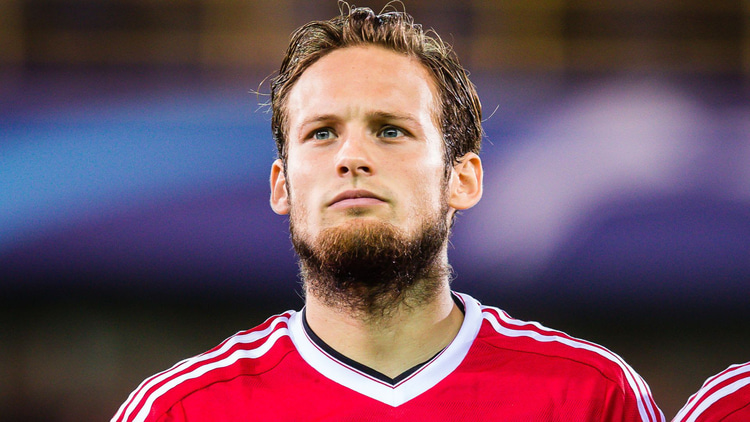 Blind won the Europa League, FA Cup and League Cup with Man Utd