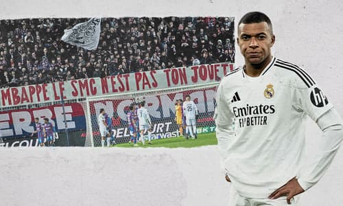 Kylian Mbappe, SM Caen fans