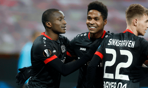 Wendell, Daley Sinkgraven, Moussa Diaby, Bayer Leverkusen