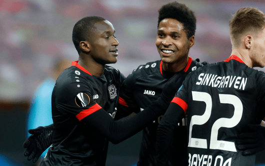 Wendell, Daley Sinkgraven, Moussa Diaby, Bayer Leverkusen