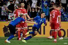 Giacomo Raspadori, Italy v Lithuania, World Cup qualifier, 2021