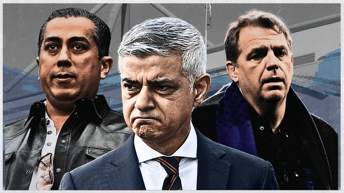 Sadiq Khan, Todd Boehly, Behdad Eghbali, Chelsea