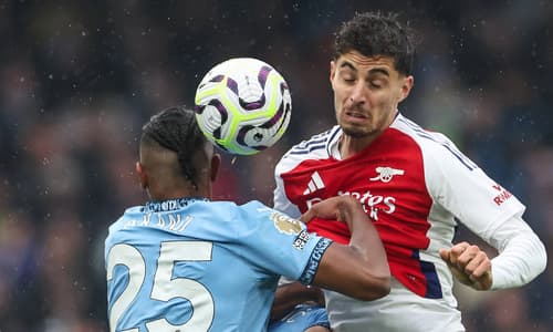 Kai Havertz, Manuel Akanji, Man City v Arsenal, 2024/25