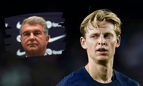 Frenkie de Jong, Joan Laporta, 2022/23