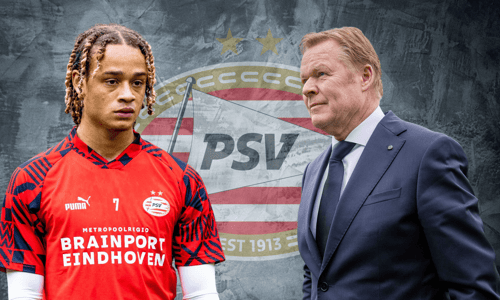 Xavi Simons, Ronald Koeman, PSV