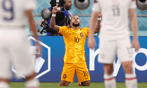 Depay, Nederland - USA, WK 2022