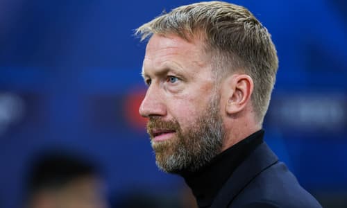 Graham Potter managing Chelsea